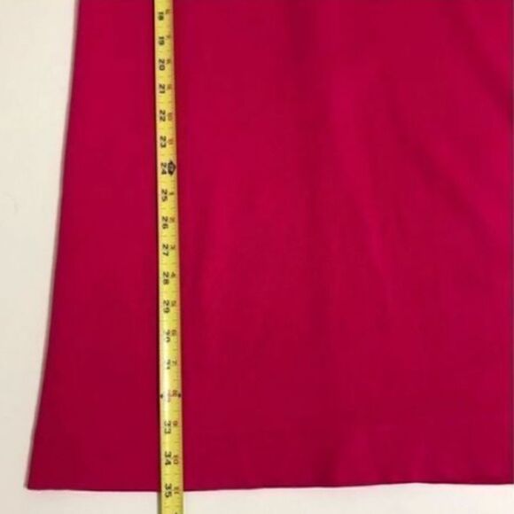 Kate Spade Women’s Size 2 Keri Shift Mini Dress Pink Ponte Stretch Split Neck - Picture 10 of 12